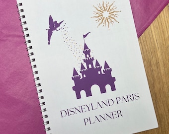 Disneyland Paris Planner. A5 Disney Planner Notebook