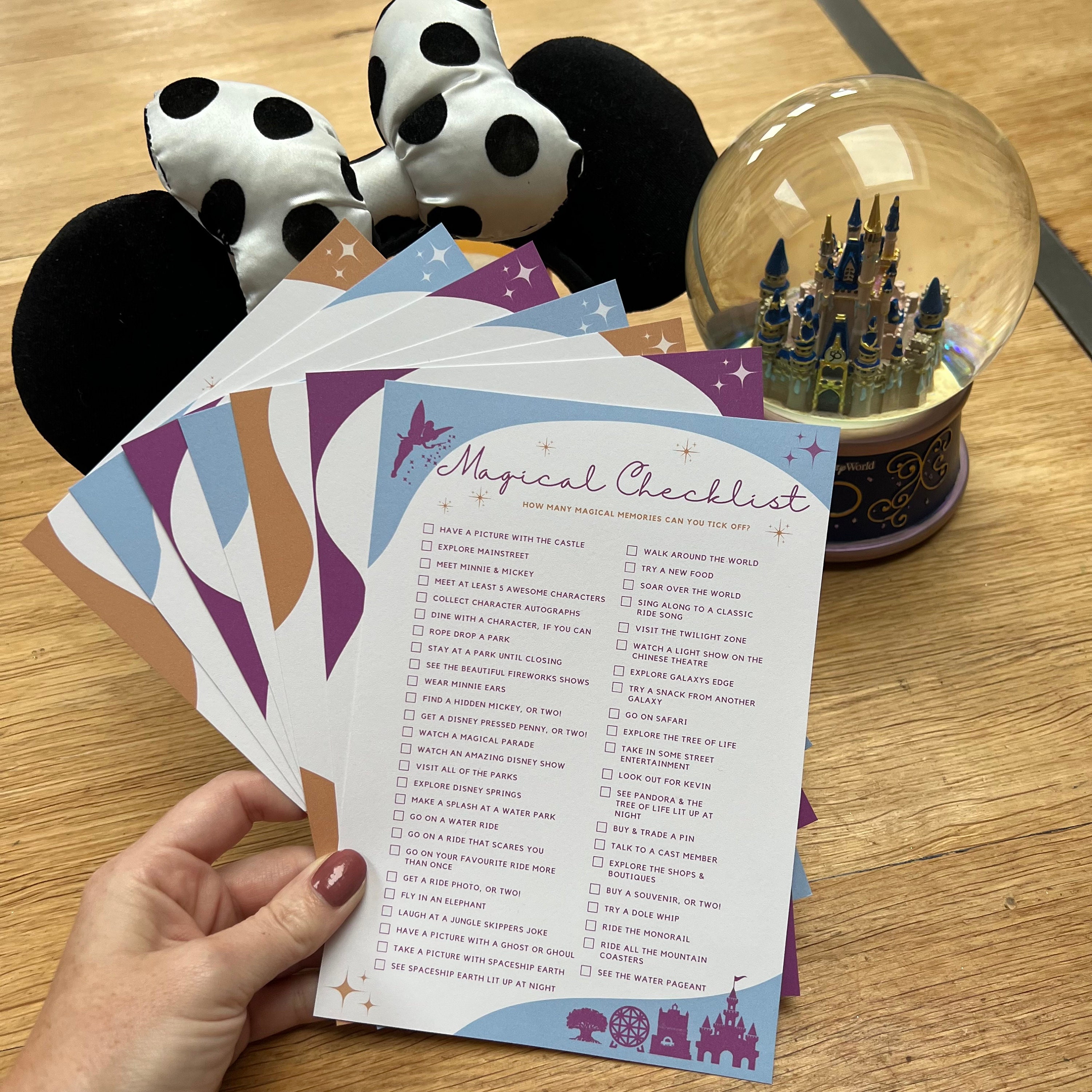 Disneyworld Checklists. Printable Digital Download - Etsy