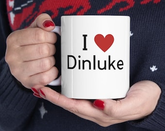 Dinluke Keramikbecher, The Mandalorian Cup, Luke Skywalker und Din Djarin, Star Wars Becher