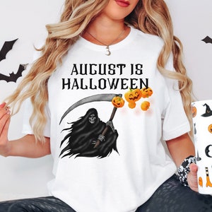 Halloween Funny Shirt, Skeleton Shirt, Pumpkin Shirt, Halloween Party Shirt, Fall Clothing, Fall Outfit, Spooky Season Shirt, Horror Lover