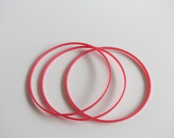 Uhrendichtungen rot Kunststoff Gehäusebodendichtung, für kleine und extra große Uhren, wasserdichter O-Ring 16-40.5mm