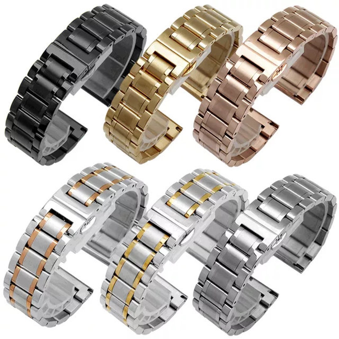 Watch Band, Solid Stainless Steel Band Bracelet Style LONGINES 18,19,20,21,22 Mm - Etsy