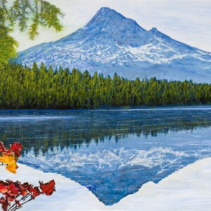 Mt. Hood from Lost Lake - Fine Art Print, Oregon, Water, Kent Faulkner