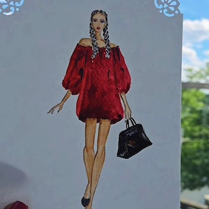 live fashion illustrations, wedding favors, guests sketchs, guests portraits, live artist at weddings, live painting keepsakes,