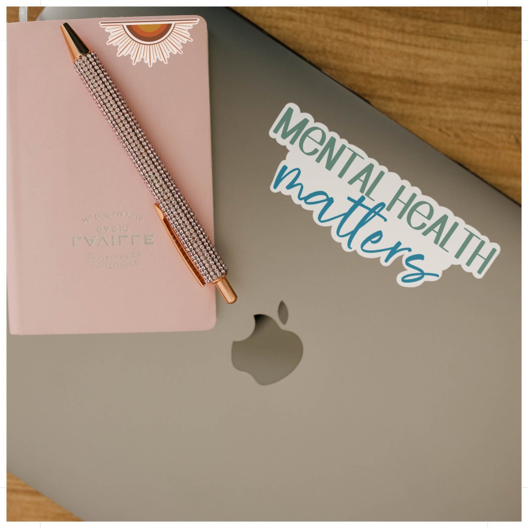 Mental Health Digital Sticker Pack | Digital PNG Planner Sticker Set ...