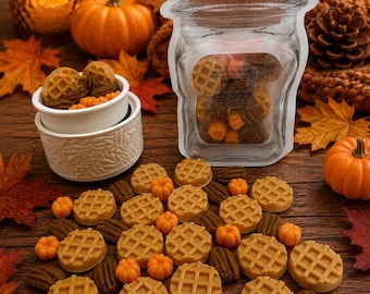 Pumpkin Pecan Waffles Wax Melts. 6 Ounce/Soy Wax Melts/ Strongly Scented Wax Melts/Wax Tarts for Wax Warmers. Fall Wax Melts/Pumpkins/Pecans