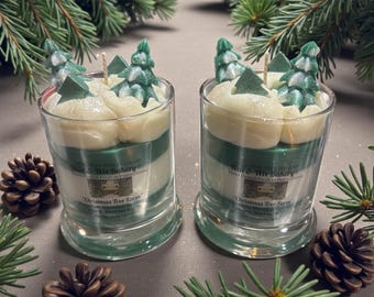 Christmas Tree Candle Large 13oz. Soy Candle/Strong Scented Candle/Holiday Candle/Winter Candle/Christmas Candle.