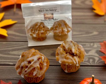Pumpkin Spice Muffin Wax Melt. 4 Ounces/Soy Wax Melt/Strongly Scented Wax Melts/Wax Tarts for Wax Warmers/Bakery Wax Melts/Muffin. 2 Pieces