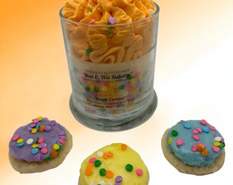 Orange Sugar Cookie Candle. Large 13 oz. Soy Candle/Sugar Cookie Candle. Strongly Scented Candle/Gift for Her/Home Fragrance/Dessert Candle