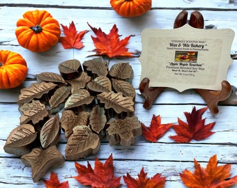 Leaves Wax Melts. Apple Maple Bourbon. 6 Oz. Soy Wax Melts/Leaf Shaped/Strongly Scented Wax Melts/Wax Tarts for Wax Warmers/Fall Wax Melts