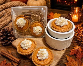 Spiced Pumpkin Pie Wax Melts. 5 oz. Pie Wax Melts/Soy Wax Melts/Strongly Scented Wax Melts/Wax Tarts for Wax Warmers. 2 Pies