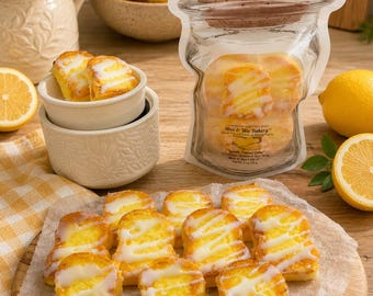 Glazed Lemon Pound Cake Wax Melts. 6 oz. Bread Wax Melts/Soy Wax Melts/Strongly Scented Wax Melts/9 Pieces