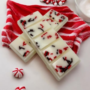 Peppermint Mocha Wax Melt Snap Bar. 1.75 oz. /Soy Wax Melts/Strongly Scented Wax Melts/Wax Tarts for Wax Warmers