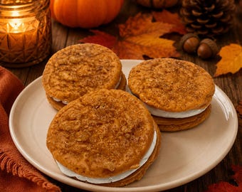 Pumpkin Cookie Crunch Wax Melts. 4 oz. Cookie Wax Melts/Soy Wax Melts/Strongly Scented Wax Melts/Wax Tarts for Wax Warmers/. 2 Cookies.