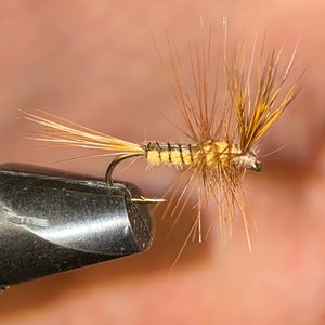 March Brown Mayfly - (3) Hi-vis Dry Fly