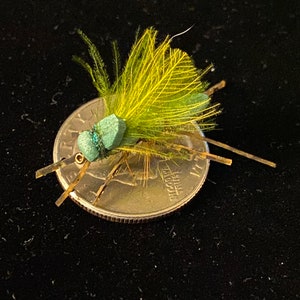Foam Grass Hopper  - (3) Hi-vis Dry Fly
