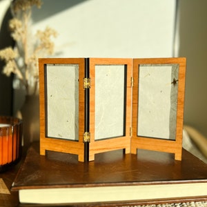 Miniature Shoji Screen | Minimalistic Room Decor, Paper Lantern, Desk Decor, Diffused Light, Japanese Inspired Decor