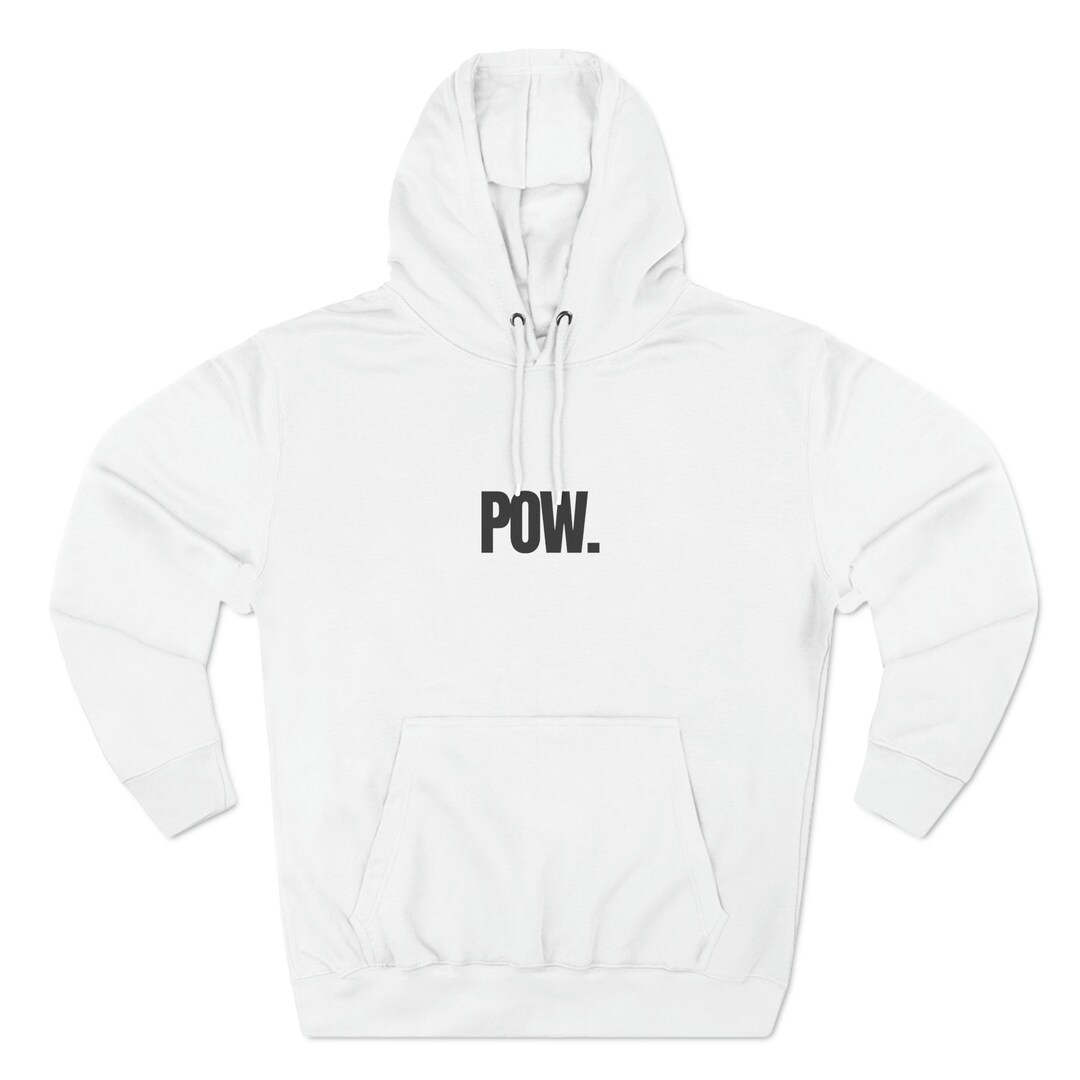 POW. Ski and Snowboard Hoodie Christmas Ski Wintertime Etsy