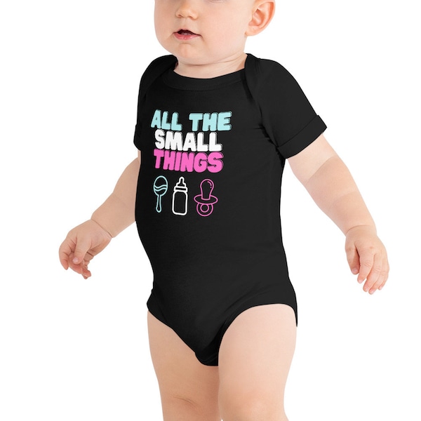 All The Small Things Baby short sleeve one piece, Emo Baby, Emo Lyrics, Pop Punk Baby, Emo Parents, Gifts For Baby, Gifts for Goth Parents