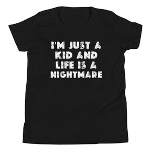 I'm Just a Kid Youth Short Sleeve T-Shirt, Pop Punk, Emo Music, Emo Kid, Emo Parents