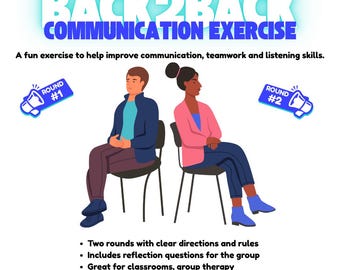 Back-to-Back Communication Exercise | Interactive Communication & Team-Building Activity
