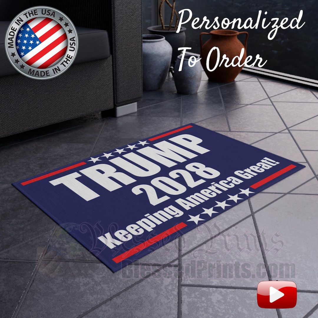 Trump Rug Trump 2028 Rug: Personalized Indoor/outdoor Door Mat (24in X 36in) - Etsy