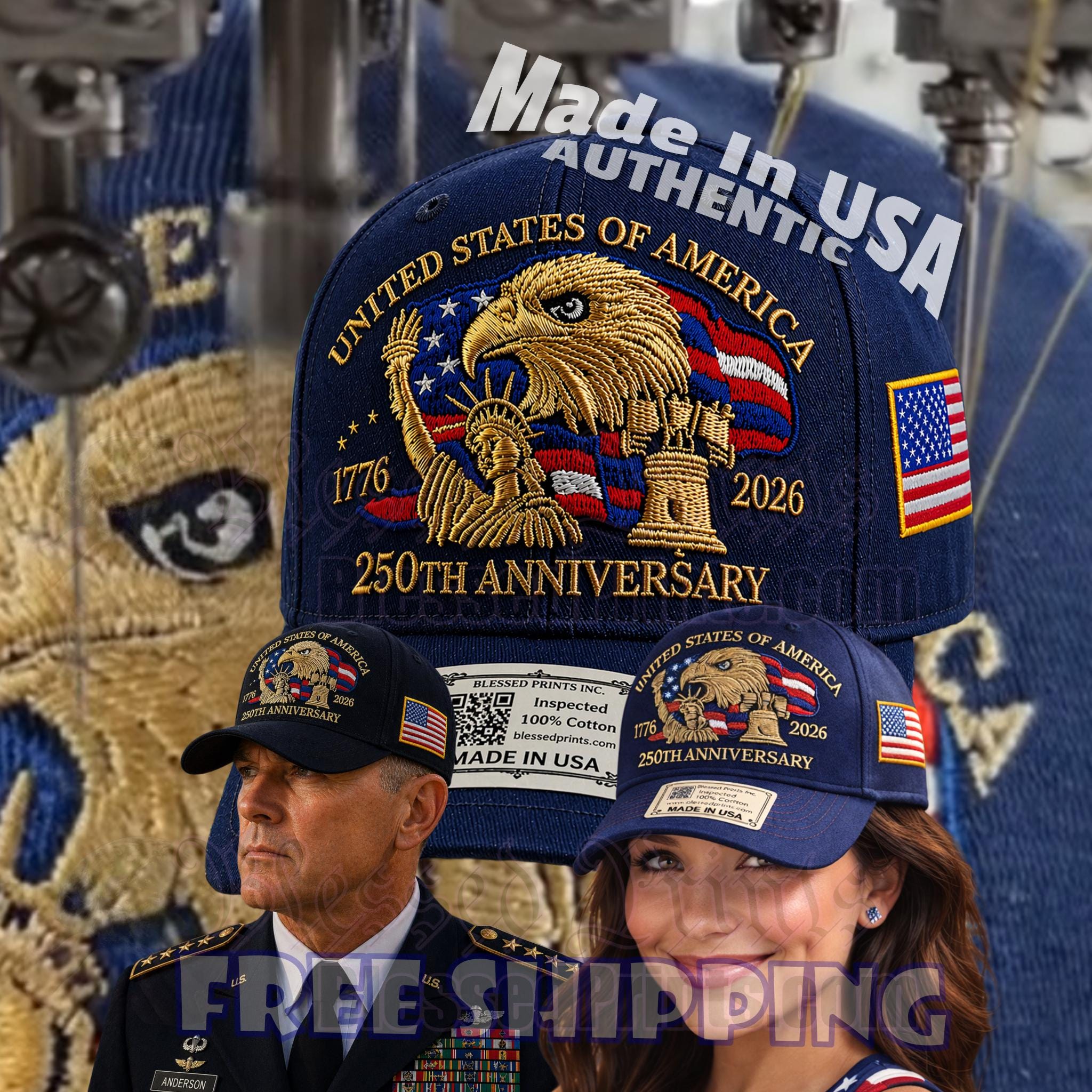 【未使用】アメリカ海軍 250周年 記念 キャップ America 250 anniversary hat - Etsy 日本