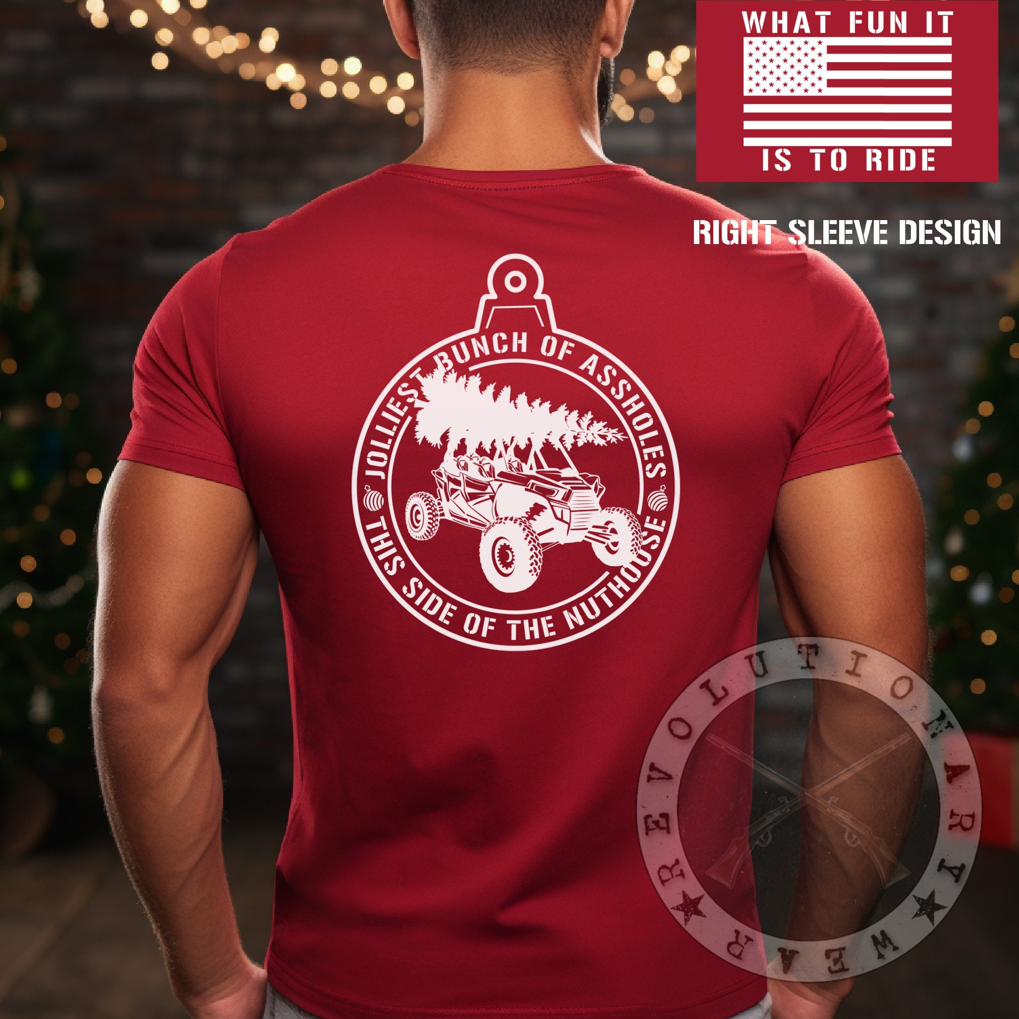 XMAS Polaris RZR Side by Side Christmas Holiday Funny Saying T Shirt ...