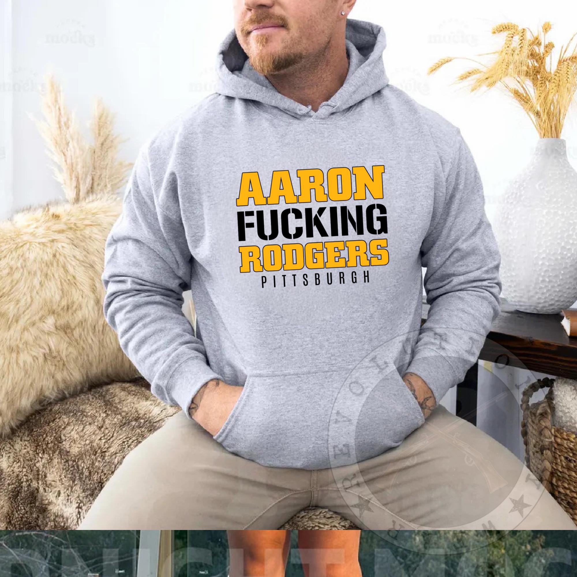 Aaron Rodgers #8 Inspired Tribute Pittsburgh Fans Unisex Hooded Sweatshirt