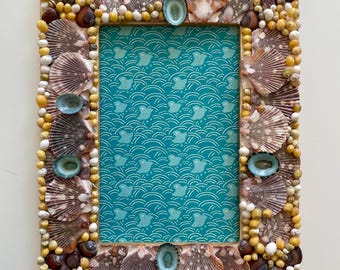 Handmade Shell Art Picture Frame