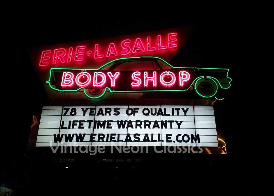 Erie Lasalle Body Shop Photos Chicago Photography Etsy