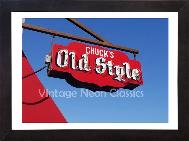 Chuck Lettering Chucks Old Style | Unframed Prints | Fontana Wi | Lake Geneva ...