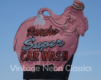 Rancho Super Car Wash  |Car Wash Photos | Street Photos | Unframed | Rancho Mirage Photos | Palm Springs Photos | Indian Wells Photos |
