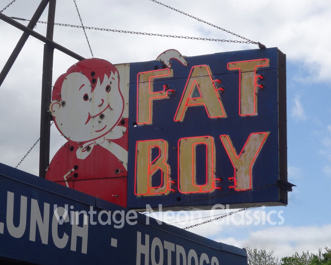Fat Boy Burgers Grand Rapids Michigan Diner Photography Etsy