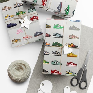 Nike Sb , Wrapping Paper, Goat, Basketball, Mothers Day, Fathers Day, Gift Wrap, Sneakerhead, Sneaker, Christmas, Air, Skateboarding