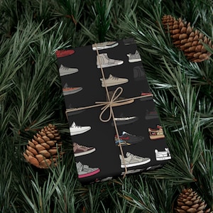 Yeezy, Kanye West, Kim K, Wrapping Paper, Goat, Basketball, Mothers Day, Fathers Day, Gift Wrap, Sneakerhead, Sneaker, Christmas, Streetwear image 1