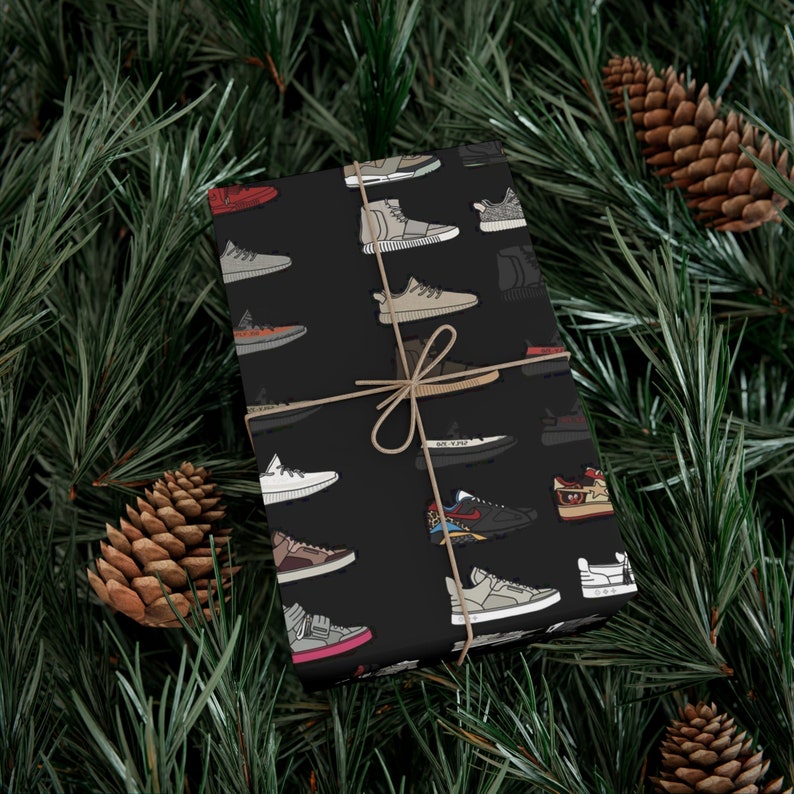 Yeezy, Kanye West, Kim K, Wrapping Paper, Goat, Basketball, Mothers Day, Fathers Day, Gift Wrap, Sneakerhead, Sneaker, Christmas, Streetwear image 1