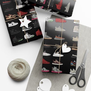 Yeezy, Kanye West, Kim K, Wrapping Paper, Goat, Basketball, Mothers Day, Fathers Day, Gift Wrap, Sneakerhead, Sneaker, Christmas, Streetwear image 7
