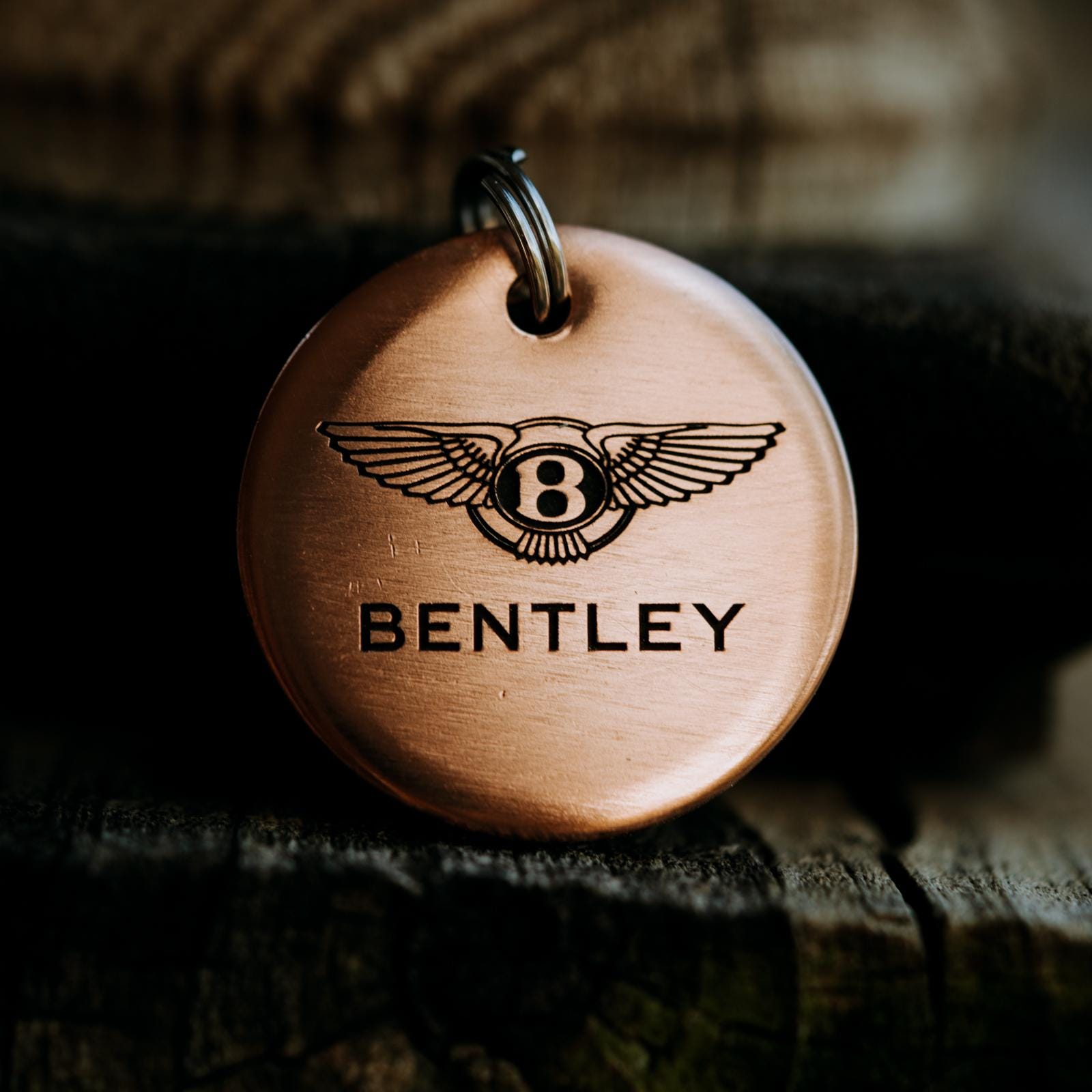 Bentley Dog Tag | Engraved | Copper | Personalized | Pet Id Tag