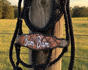 Custom Name Halters