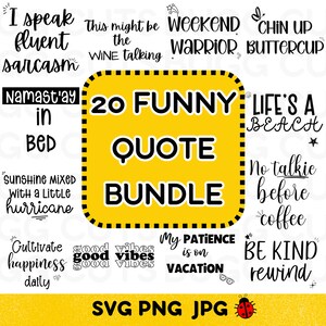 Sarkastischer SVG Bundle, SVG-Dateien für Cricut, Silhouette, lustige Zitate SVG Bundle, sarkastischer Spruch svg,