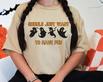 Halloween SVG, Ghouls Just Want to Have Fun, DIY Digital Download, Spooky Shirt Design, Instant Download, PNG, Cricut, Silhouette