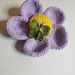 CROCHET FLOWER HAIR Tie