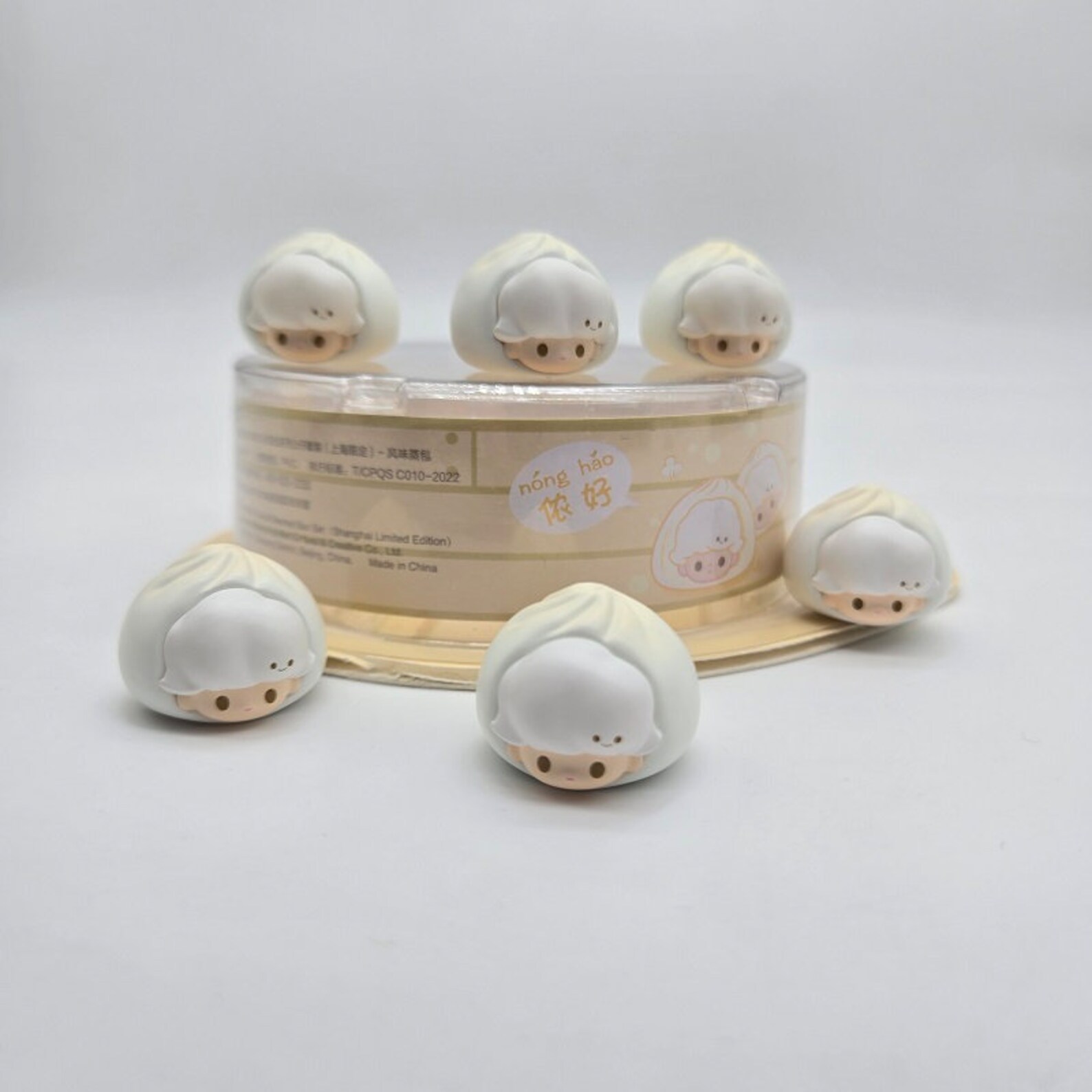 POPMART DIMOO Popbean Steamed Bun shanghai Only Edition 6pc Set, NEW - Etsy