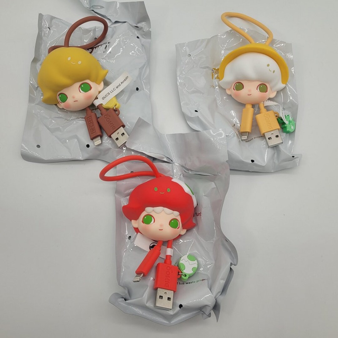 POPMART Dimoo Jurassic World Apple iPhone Charger figure 2,6,8 3pc New ...