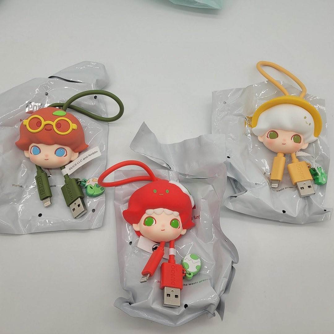 POPMART Dimoo Jurassic World Apple iPhone Charger figure 1,6,8 3pc New ...