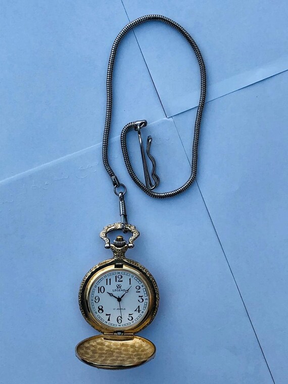 Montre De Poche Vintage Legend 17 Jewel M canique Kaaba Etsy