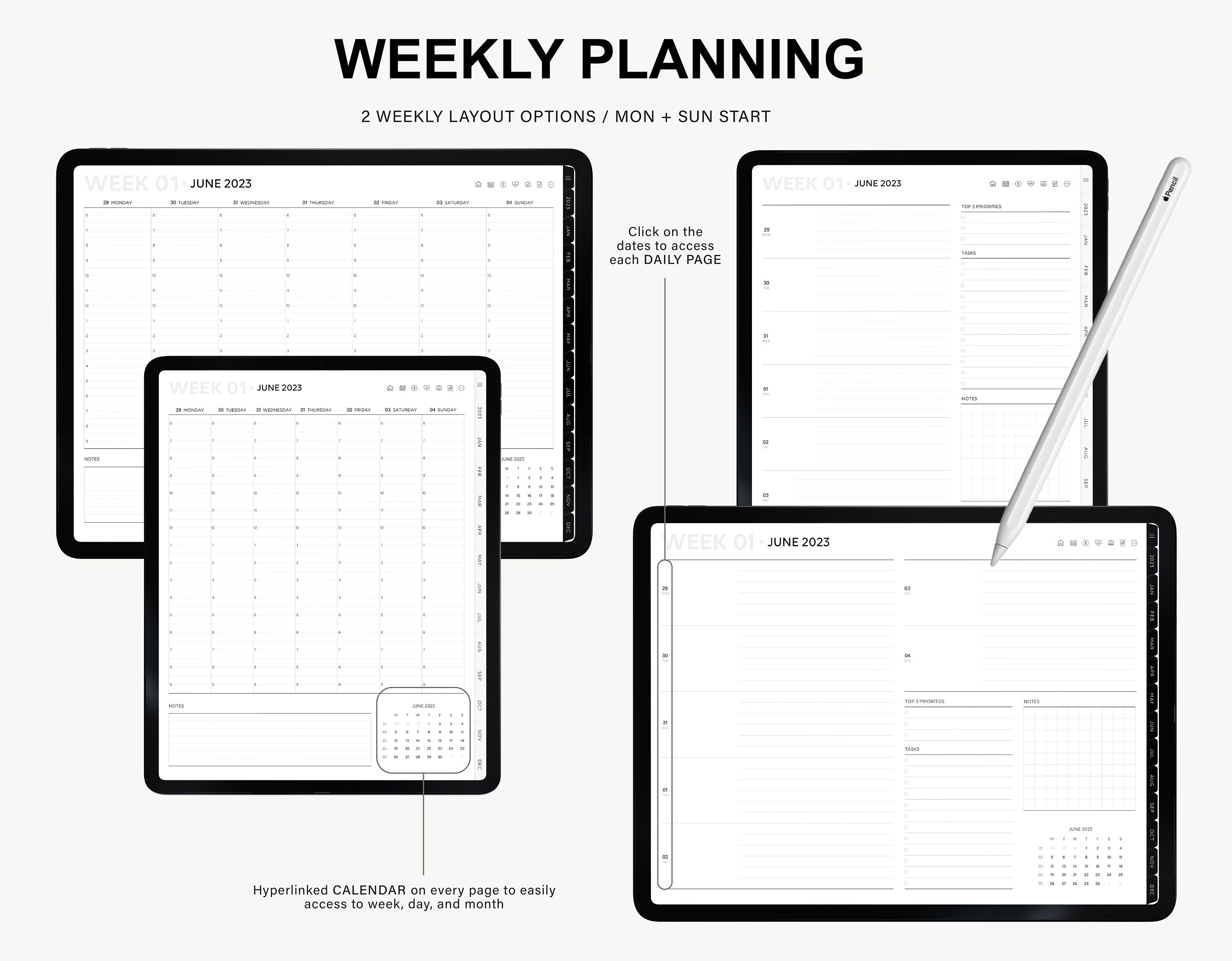 2024 Goodnotes Planner Rebe Valery