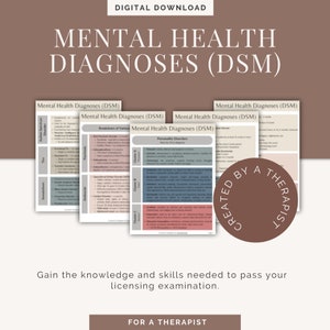 Mental Health Diagnoses, DSM-5/DSM-5TR image 1