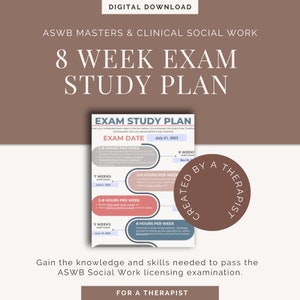 LMSW & LCSW Prüfungsplan | 8 Week Prep
